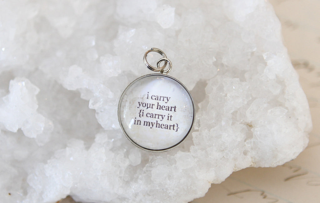 I Carry Your Heart Bubble Charm - Jennifer Dahl Designs
