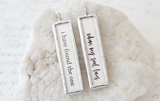 I Have Found The One Soldered Charm