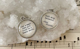 Journey Don't Stop Believin' Double Sided Bubble Jewelry Charm