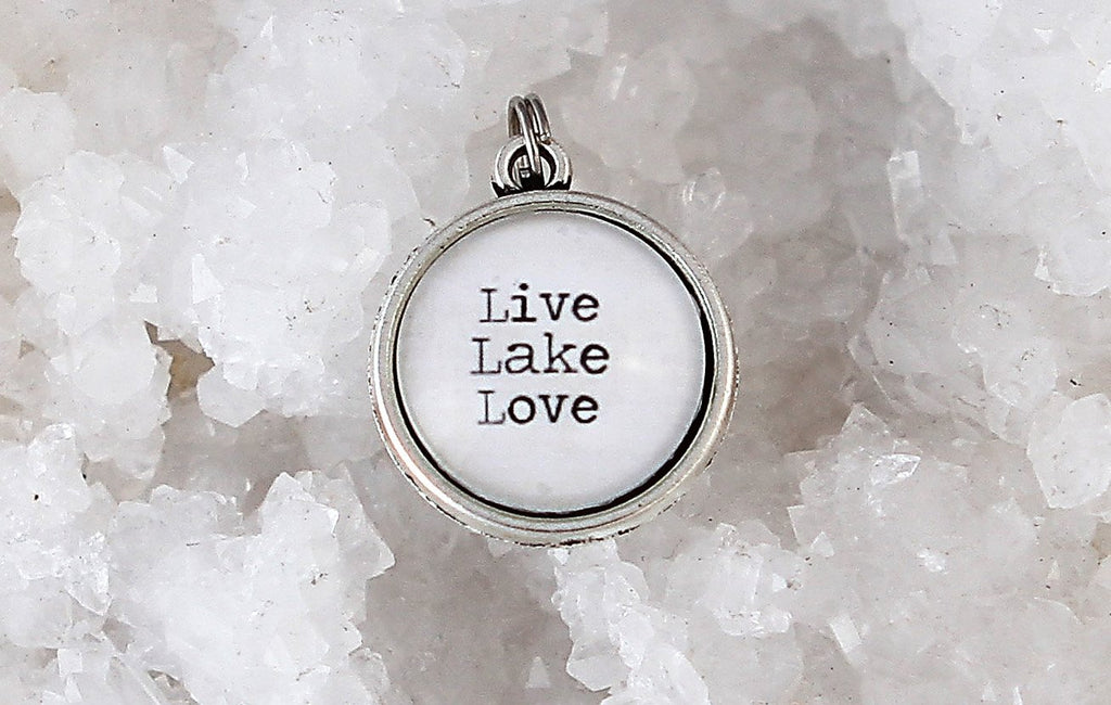 Live Love Lake Double Bubble Charm