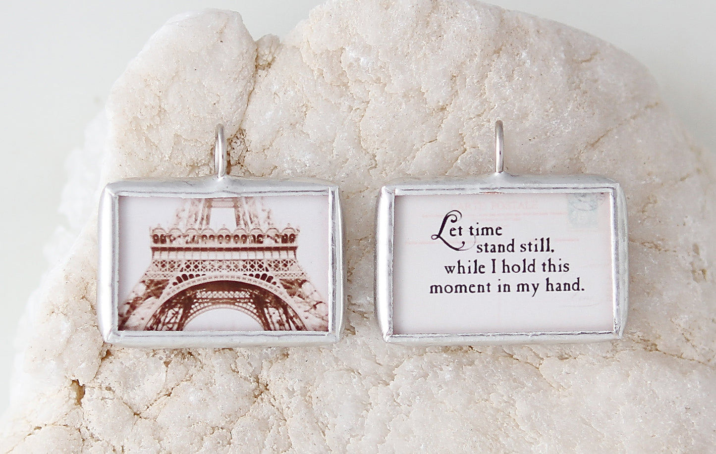 Let Time Stand Still Soldered Art Charm