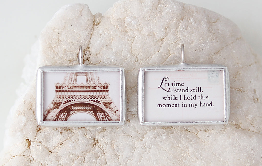Let Time Stand Still Soldered Art Charm