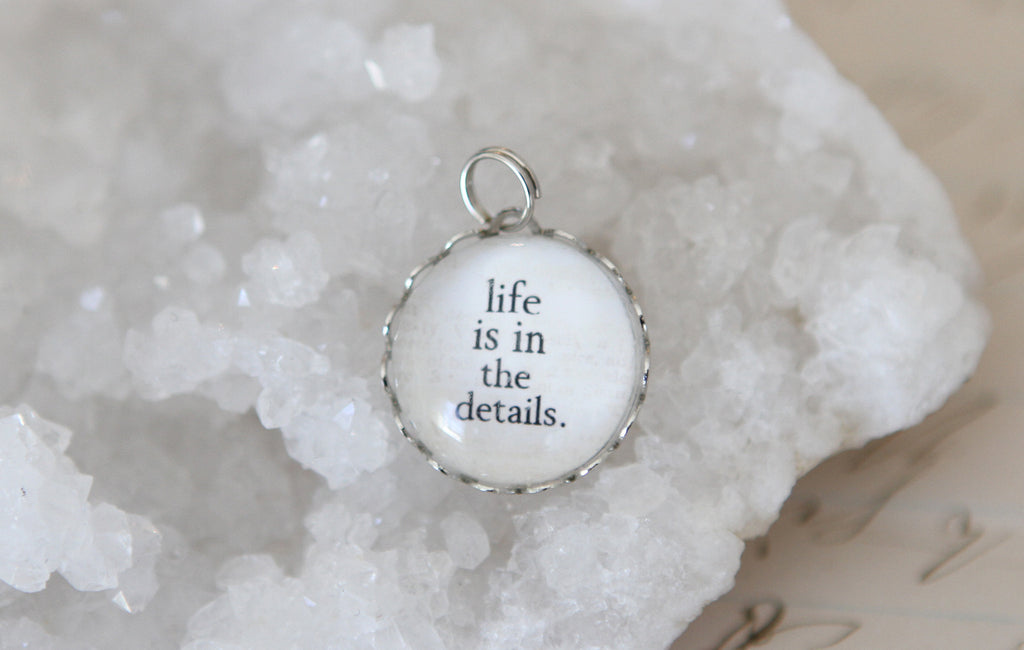 Life Is In The Details Bubble Charm - Jennifer Dahl Designs