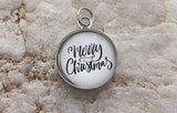 Merry Christmas Bubble Charm Jewelry