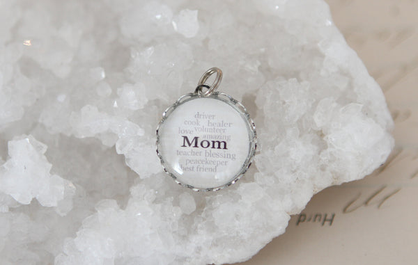 Mom Bubble Charm - Jennifer Dahl Designs