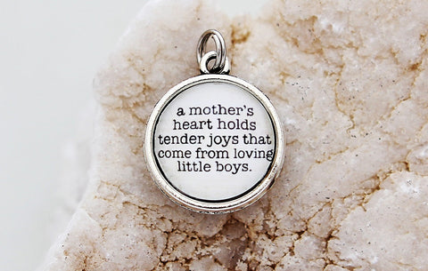 Mothers Of Boys Double Bubble Charm