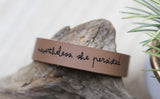 Nevertheless She Persisted Leather Bracelet