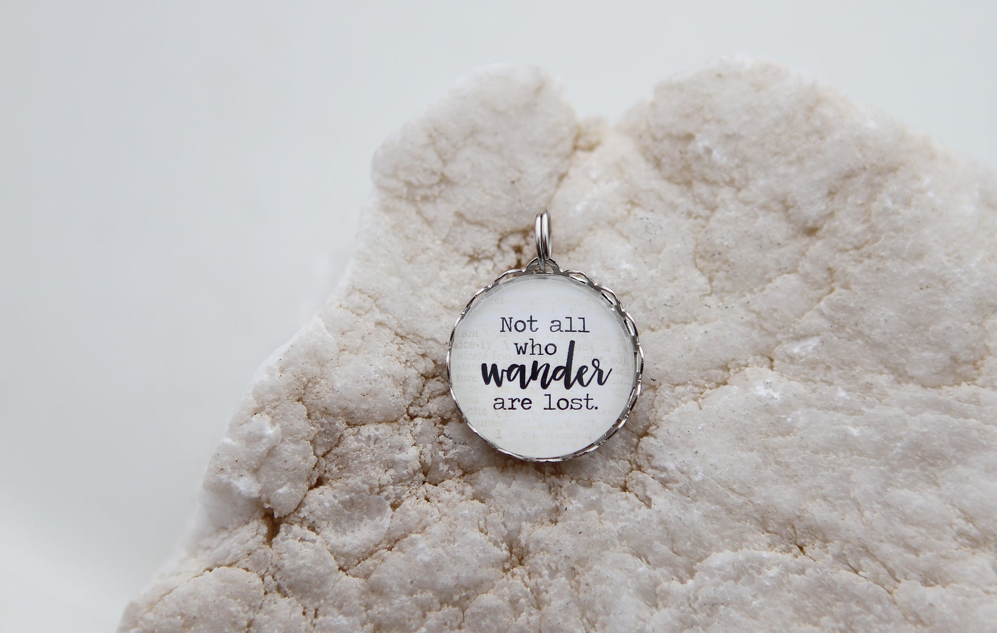 Not All Who Wander Bubble Charm - Jennifer Dahl Designs