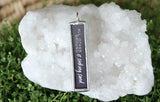 On Christ The Solid Rock Soldered Faith Art Jewelry Charm