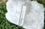 On Earth As In Heaven Soldered Faith Art Jewelry Charm