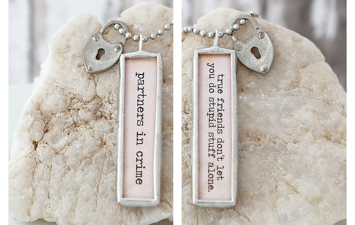 Partners in Crime Necklace