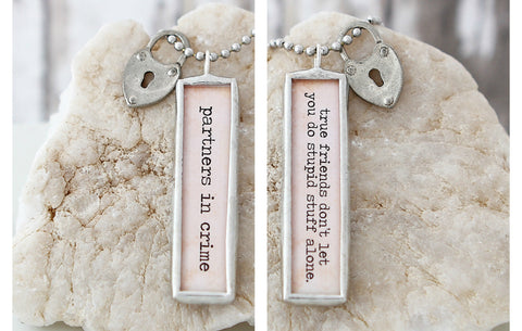 Partners in Crime Necklace