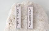 Partners In Crime Long Soldered Art Charm