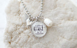 A Piece of My Heart Is In Heaven Charm Jewelry Necklace