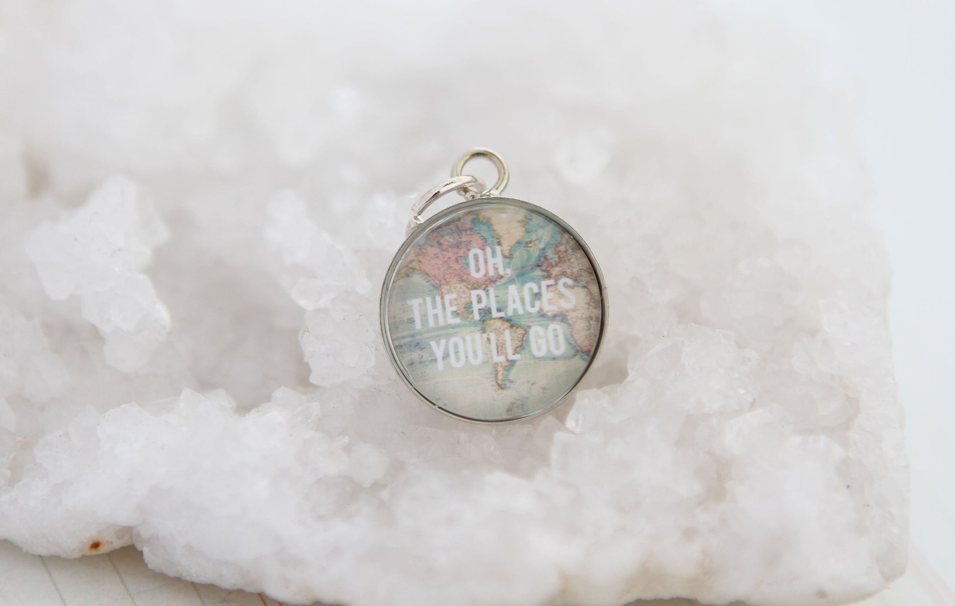 Oh The Places You'll Go Bubble Charm - Jennifer Dahl Designs