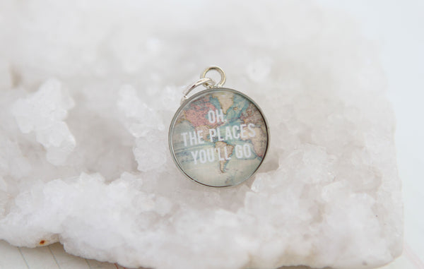 Oh The Places You'll Go Bubble Charm - Jennifer Dahl Designs