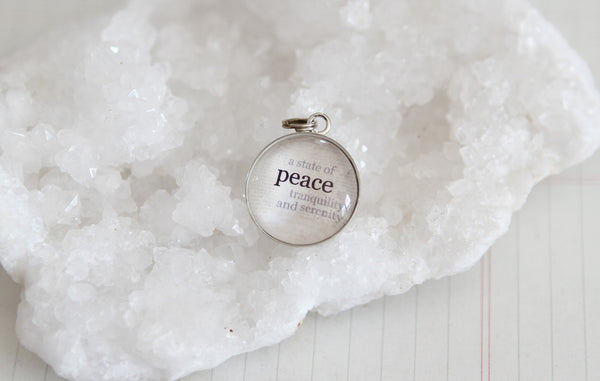 Peace Bubble Charm - Jennifer Dahl Designs