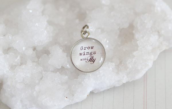 Grow Wings and Fly Bubble Charm - Jennifer Dahl Designs