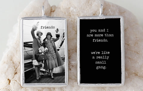 Friends Small Gang Soldered Art Charm