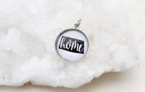 State Home Bubble Charm