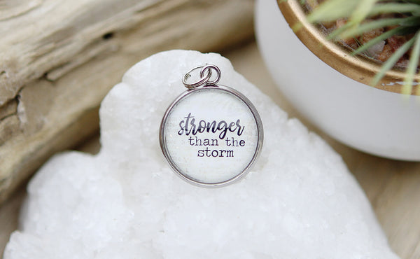 Stronger Than The Storm Bubble Charm