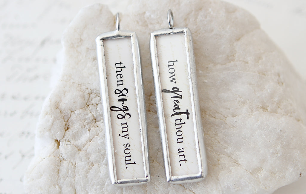 Then Sings My Soul Soldered Charm