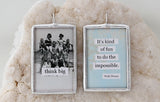Think Big Soldered Art Charm