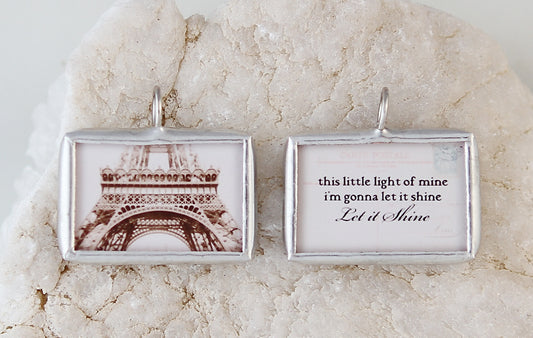 This Little Light Of Mine Soldered Art Charm