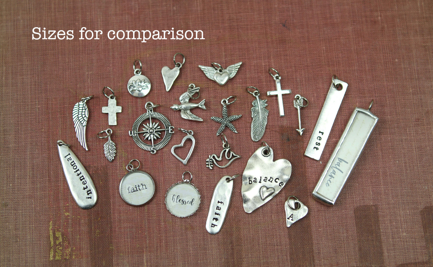 Custom Rectangle Word Charm