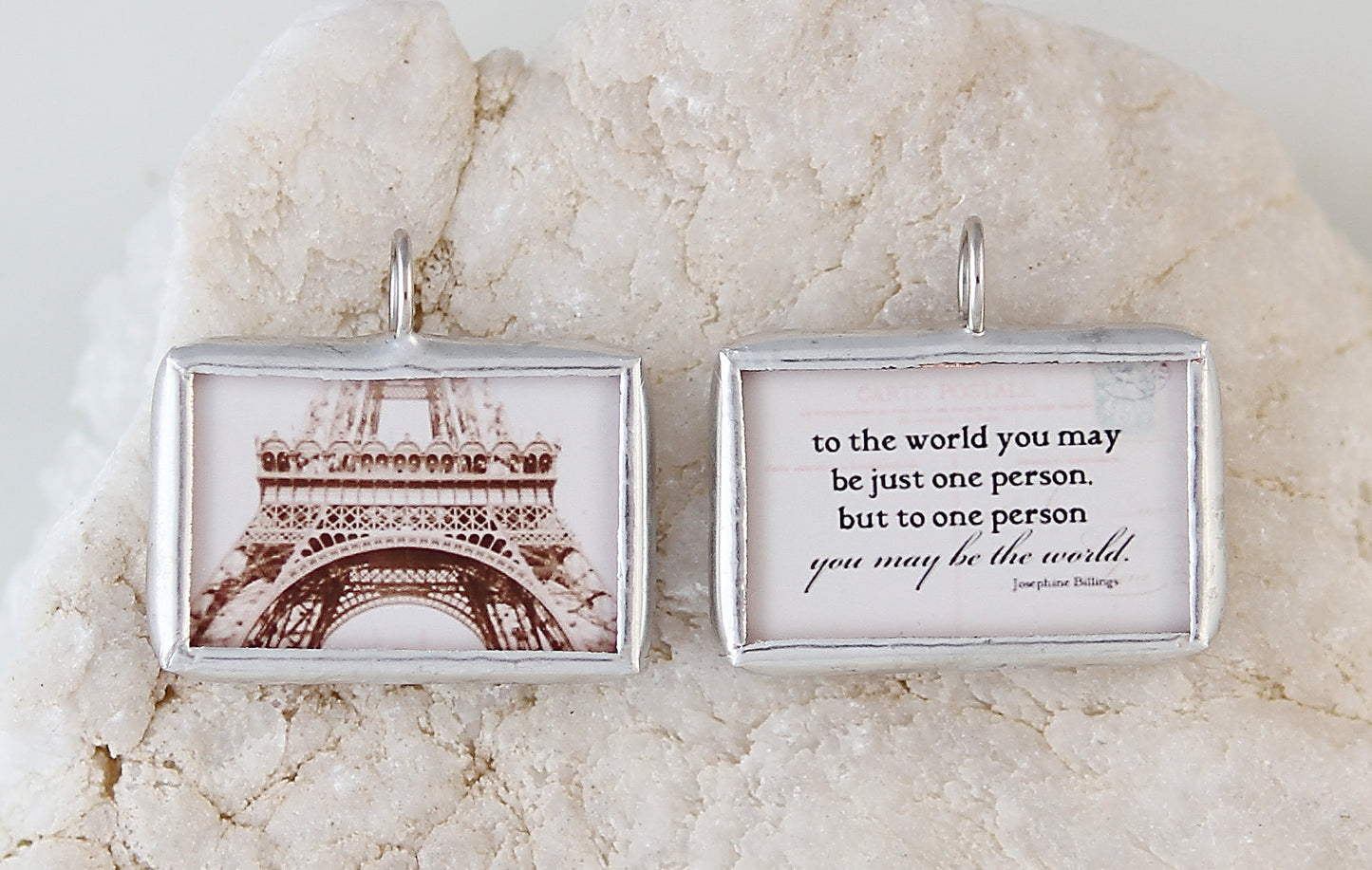 To One Person Soldered Art Charm