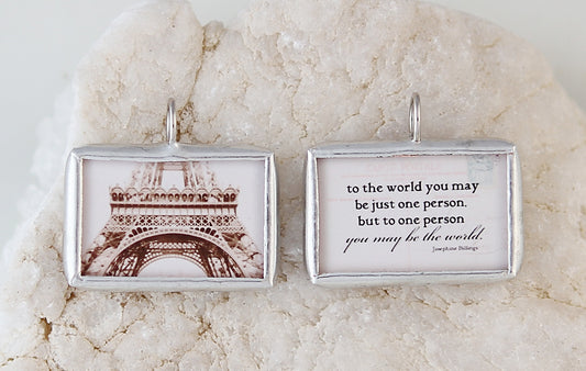 To One Person Soldered Art Charm