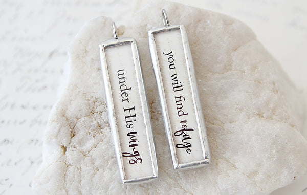 Under His Wings Soldered Charm