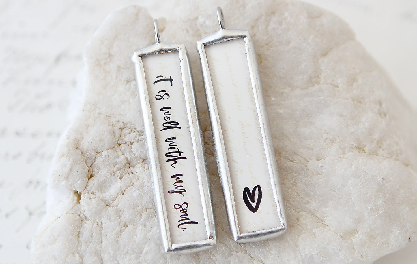 It Is Well With My Soul Soldered Charm