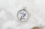 Wild and Free Bubble Jewelry Charm